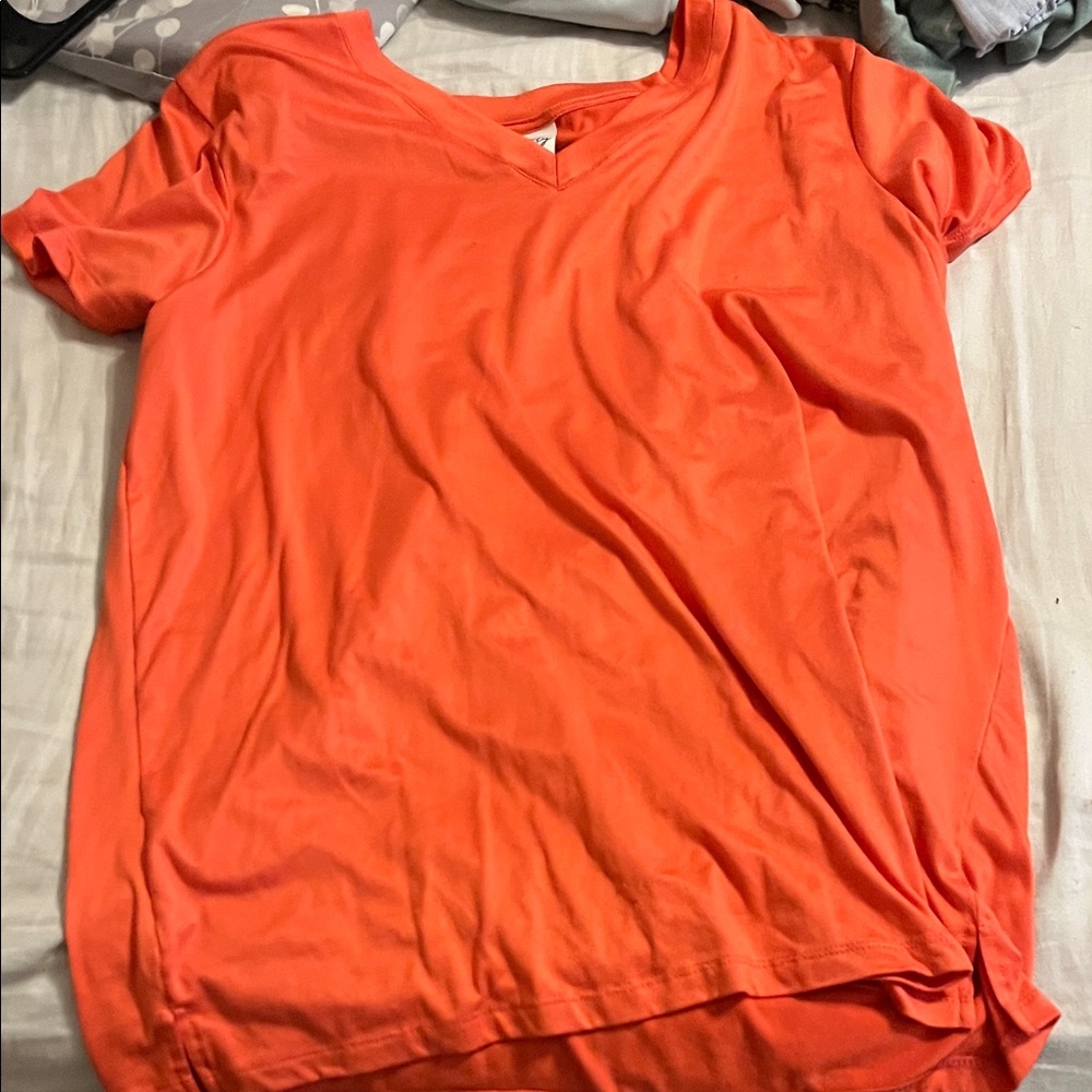 Wonderly Bright Orange Short Sleeve Tee